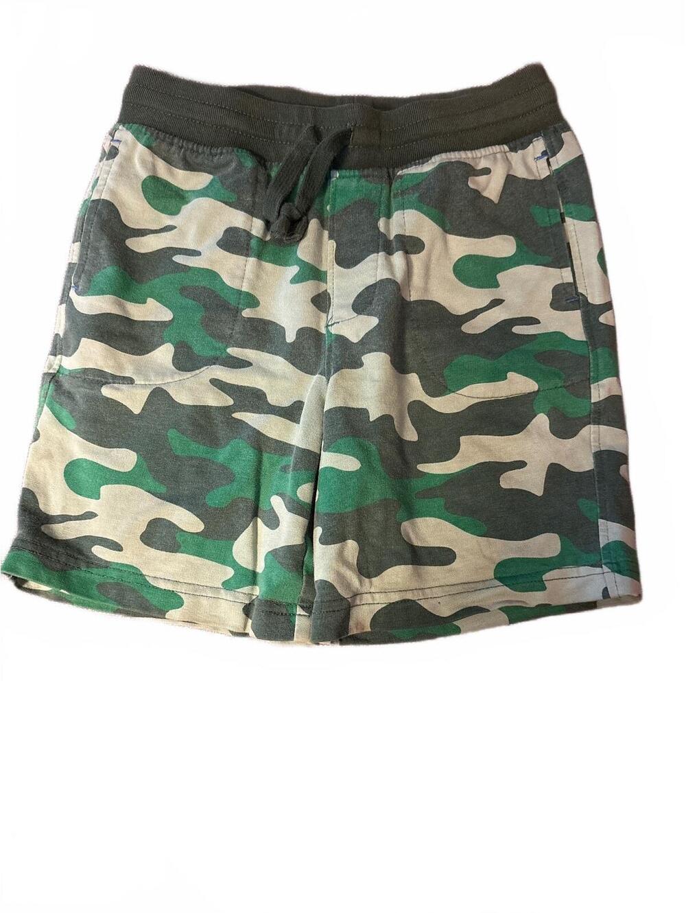 Primary camouflage boy sweatshirts- organic cotton- size 6/7